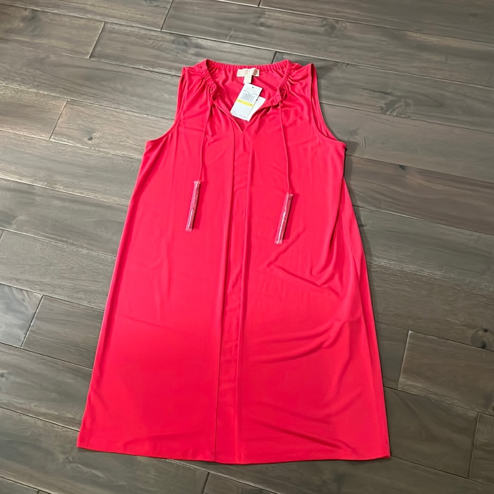 NWT!  Michael Kors Sleeveless Dress with Tassels, M